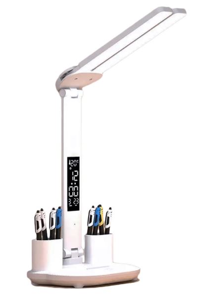 LED Dimmable Desk Lamp with LCD Display – 3 Colour Modes, Eye-Caring Reading Light for Office, Bedroom & Study (Large, Energy Class F) A-B0BWXP85LM-B